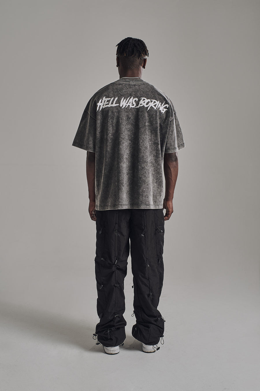 T-Shirt washed grey