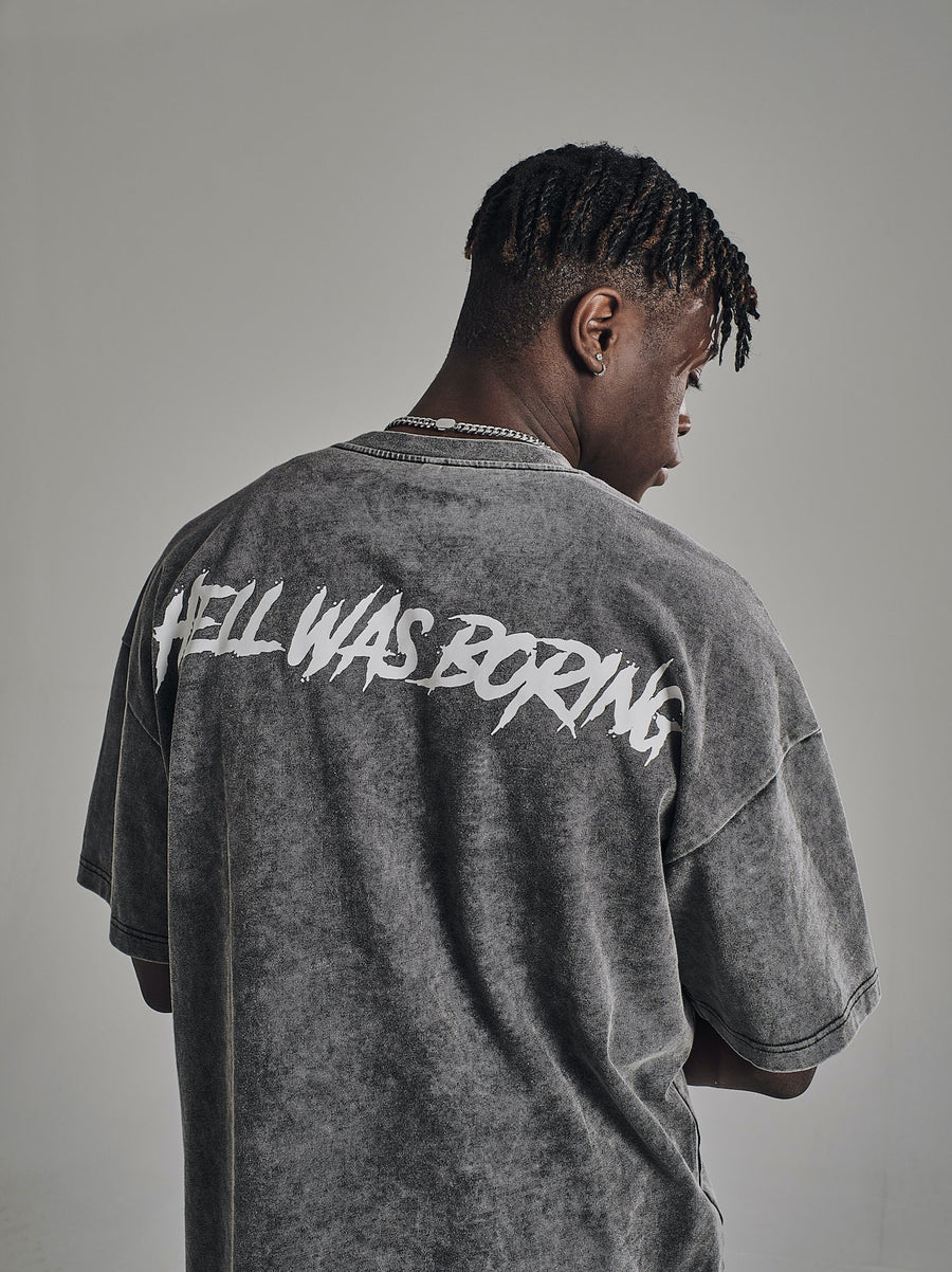 T-Shirt washed grey